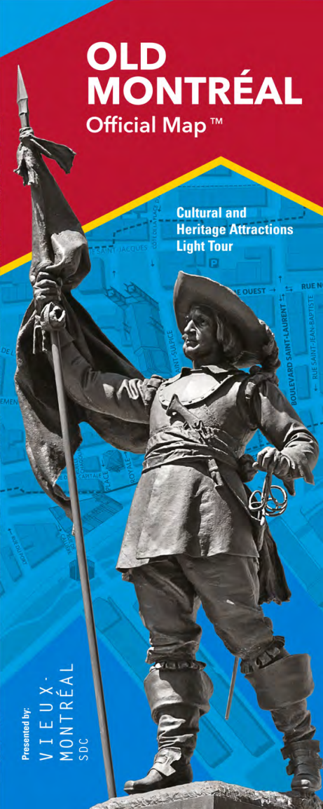 Old Montreal Official Map Cultural and Heritage Attractions